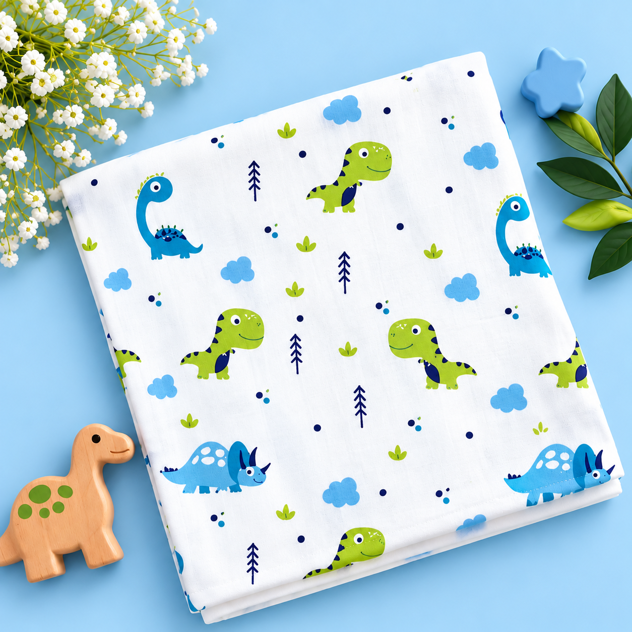 Premium muslin swaddle for babies